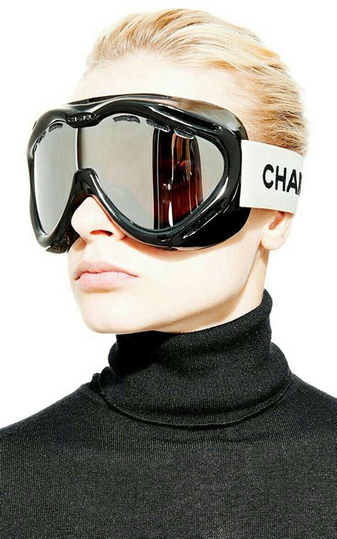 chanel ski goggles replica|Chanel eyeglasses case.